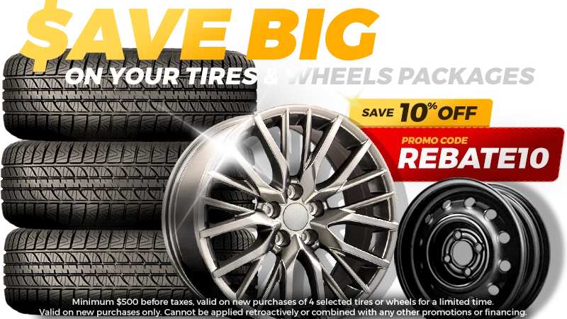 10% off - Tires & wheels packages