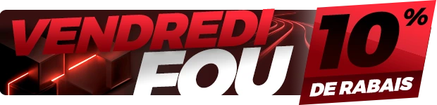 10% de rabais - Vendredi fou