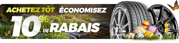 10% de rabais PÂQUES - code promo RABAIS10