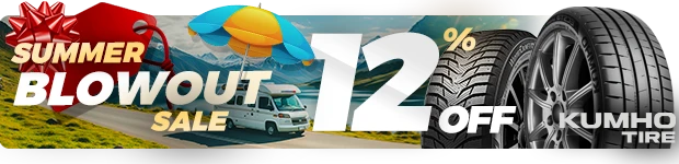 12% off Kumho brand tires - promo code KUMHO12