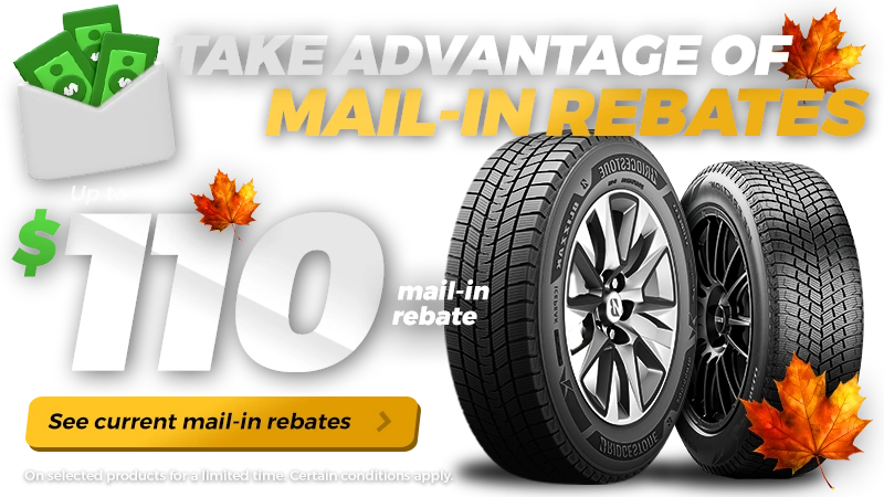 Fall mail-in rebates : Up to $110 mail-in rebate