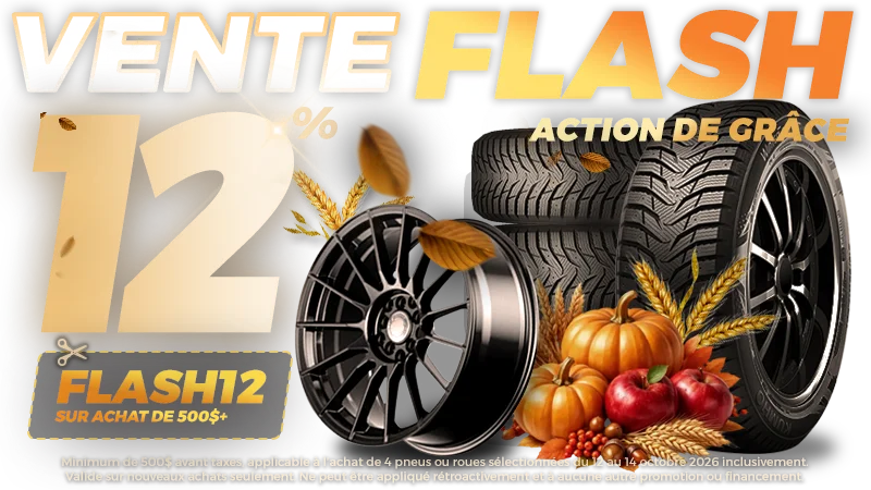 12% de rabais sur tout - code promo FLASH12