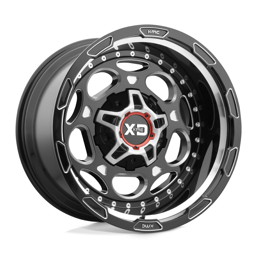 KMC XD Series KMC XD Series XD837 DEMODOG Black/Machined