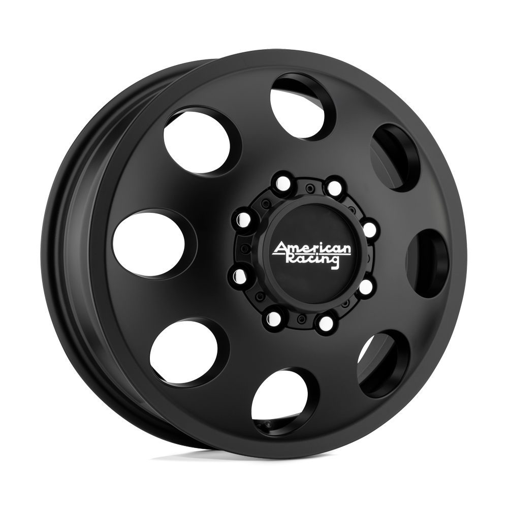 American Racing AR204 BAJA DUALLY Black Satin 17x6 8-165.1 121.5 111