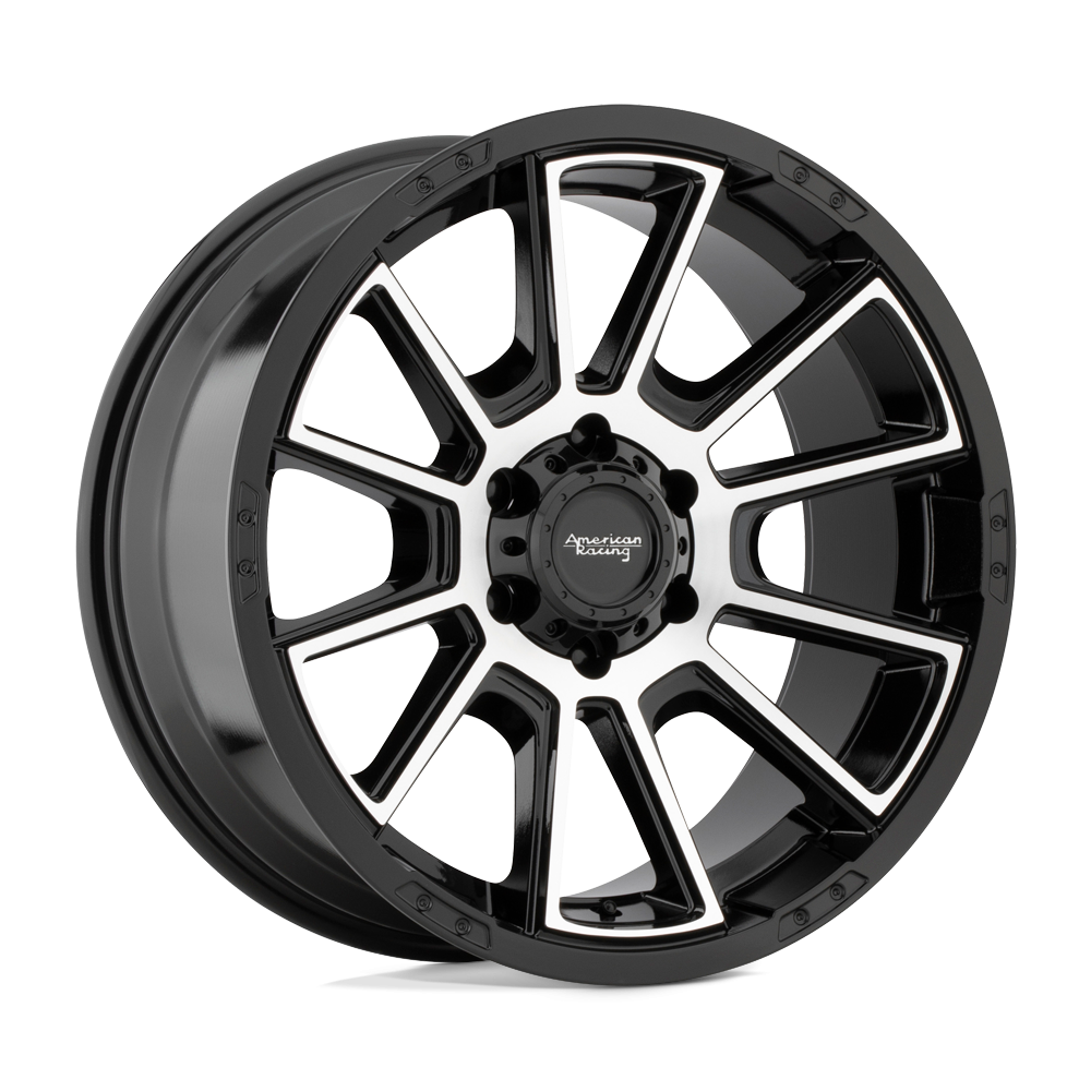 American Racing AR933 INTAKE Black/Machined 18x8.5 6-120 66.9 18