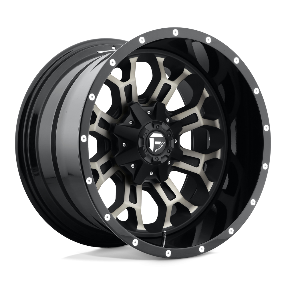 Fuel Offroad D561 CRUSH Noir/Machine 20x9 8-165.1 125.1 1