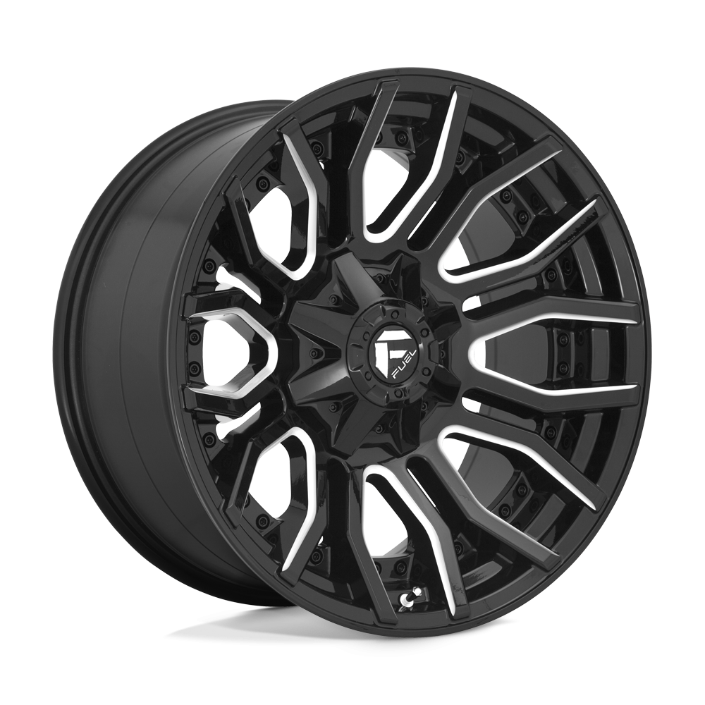 Fuel Offroad D711 RAGE Noir/Machine 20x9 6-135/139.7 106.1 1