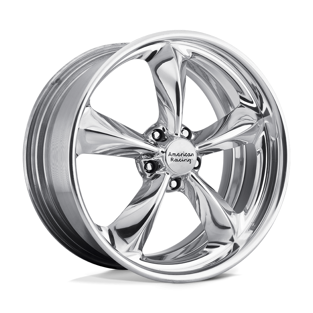 American Racing VN425 TORQ THRUST SL Polished 18x9 0-0 72.6 0