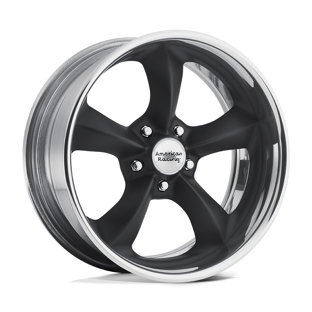 American Racing VN425 TORQ THRUST SL Black/Machined 17x10 0-0 72.6 0