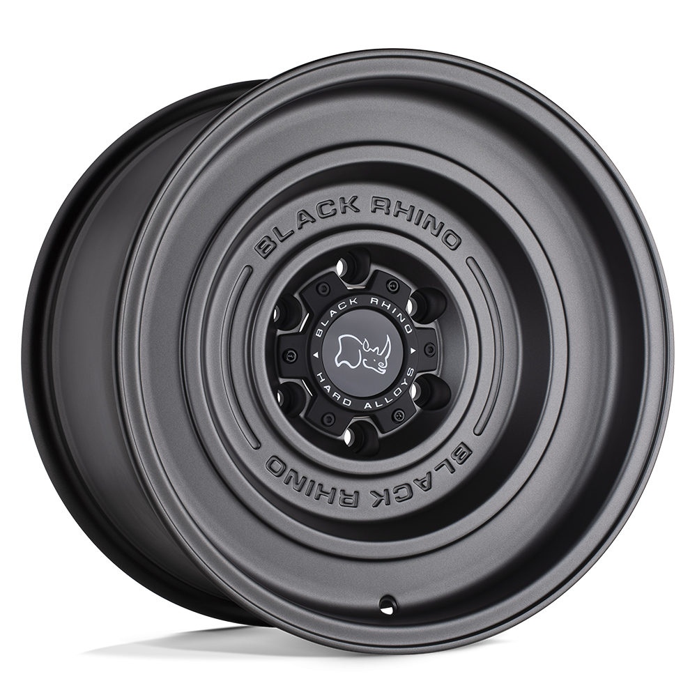 Black Rhino SOLID Gunmetal Matte 17x9.5 6-139.7 112.1 -12