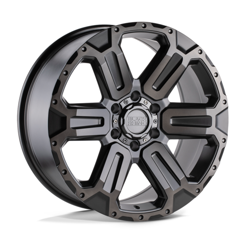 Black Rhino WANAKA Gunmetal/Machine 17x8.5 6-139.7 112.1 12