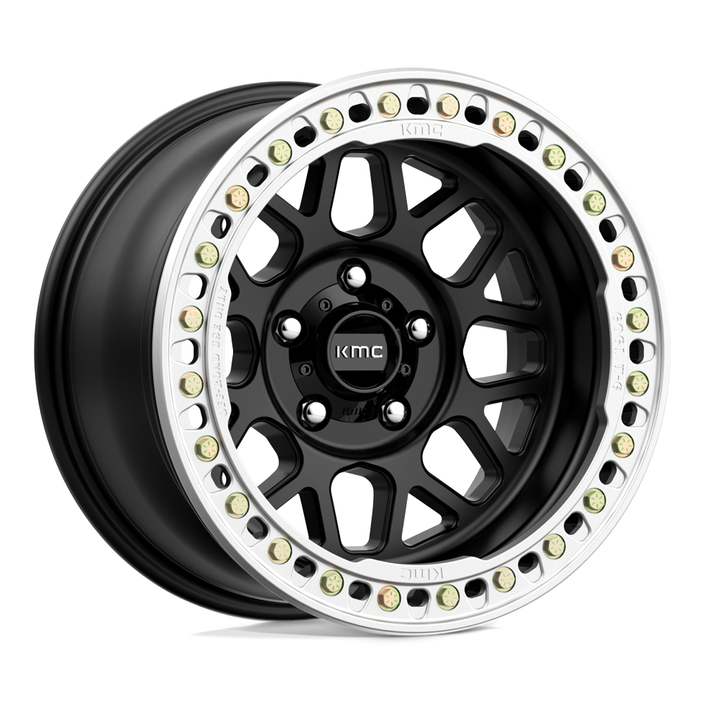KMC Wheels KM235 GRENADE CRAWL Black Satin 17x8.5 5-127 71.5 0
