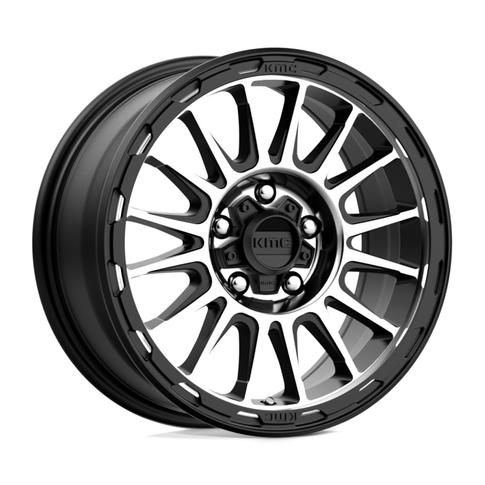 KMC Wheels KM542 IMPACT Noir/Machine 16x7 5-114.3 72.56 30