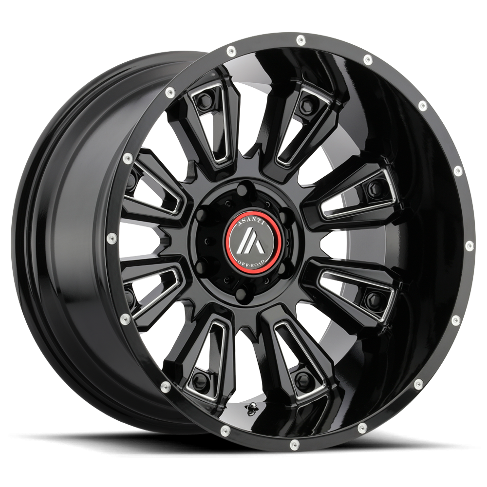 Asanti Offroad Asanti Offroad AB808 BLACKHAWK Black/Machined