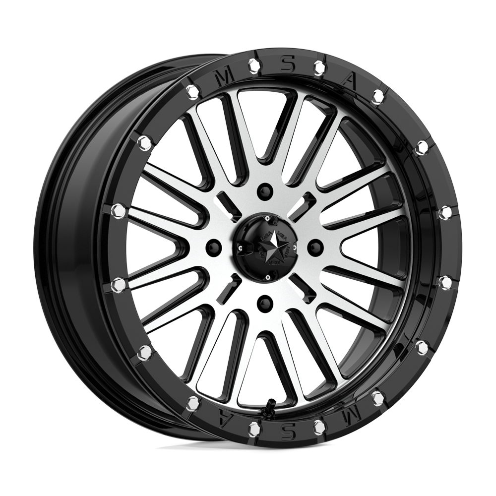 MSA Offroad Wheels M37 BRUTE BEADLOCK Noir/Machine