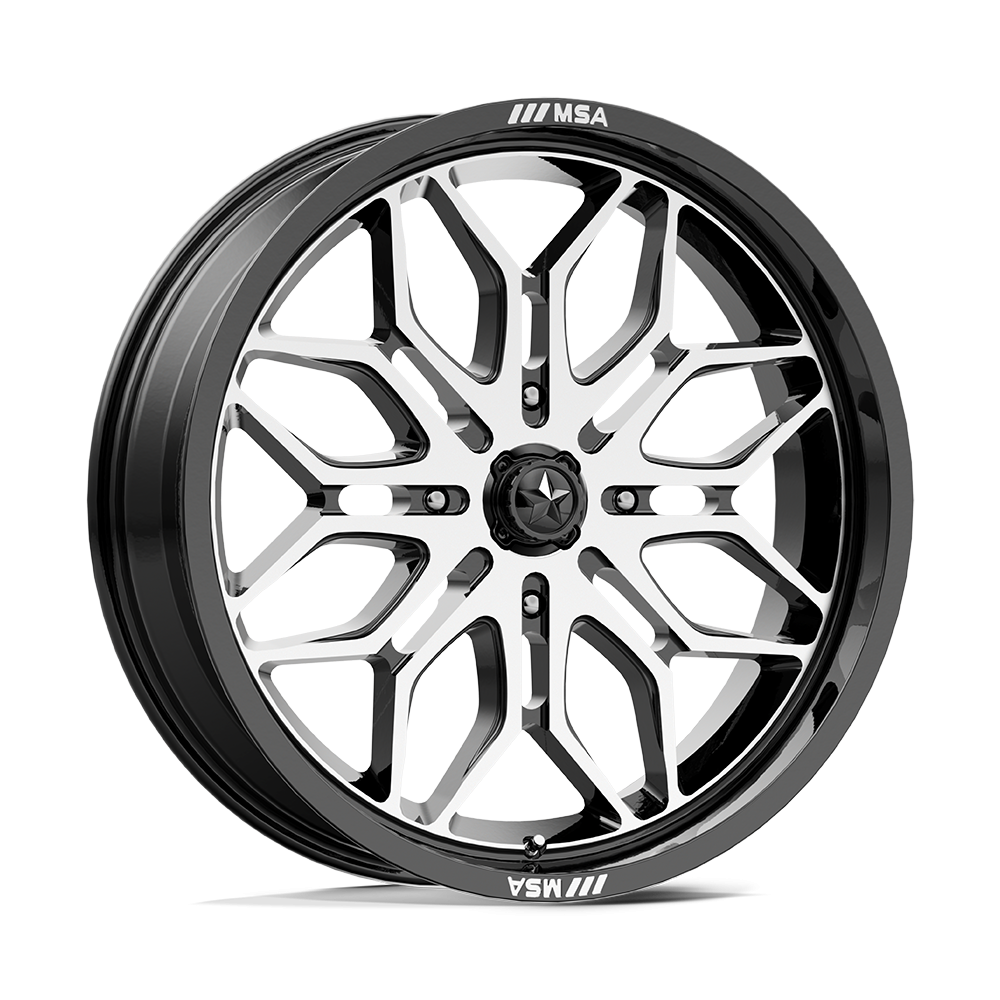 MSA Offroad Wheels MSA Offroad Wheels M47 SNIPER Black/Machined