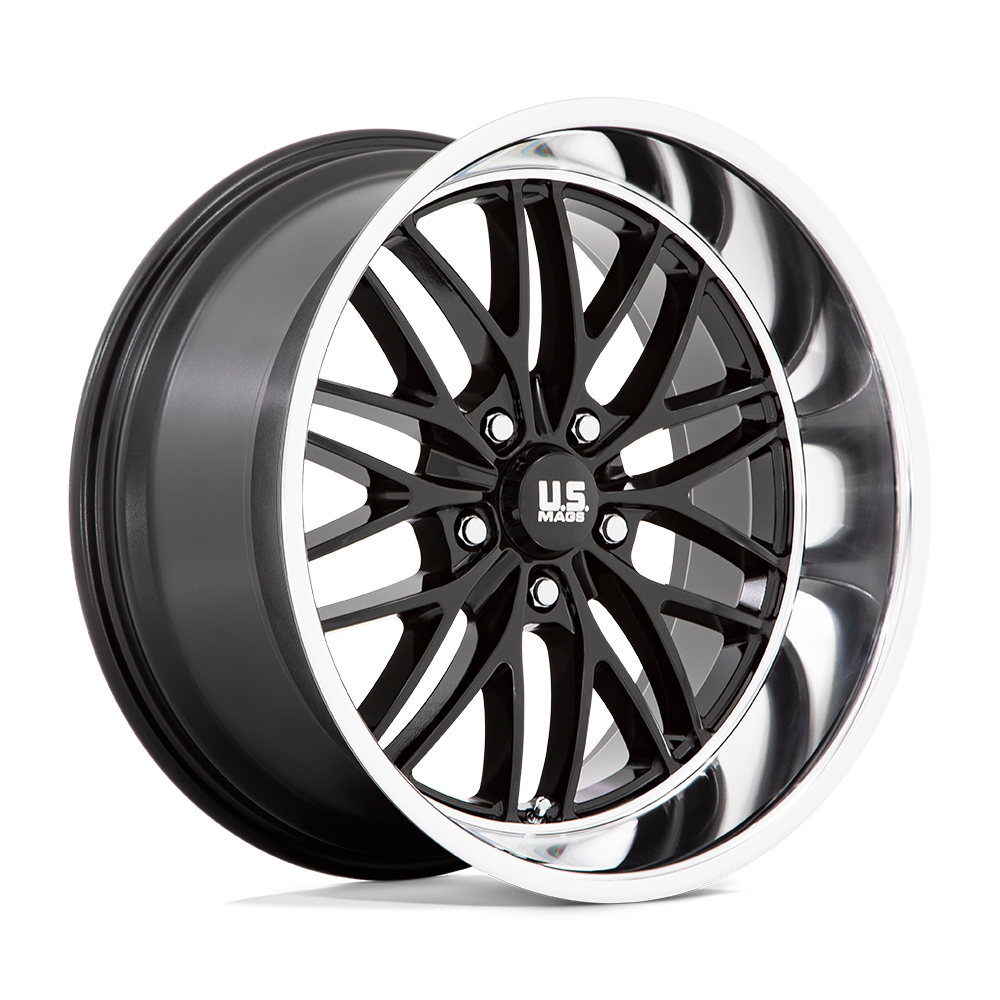 US Mag U138 SANTA CRUZ Noir/Machine 20x8.5 5-127 78.1 6