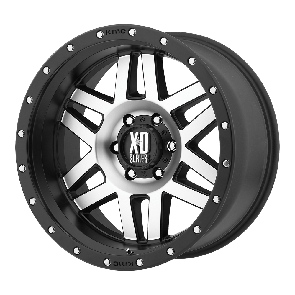 KMC XD Series KMC XD Series XD128 MACHETE Black/Machined