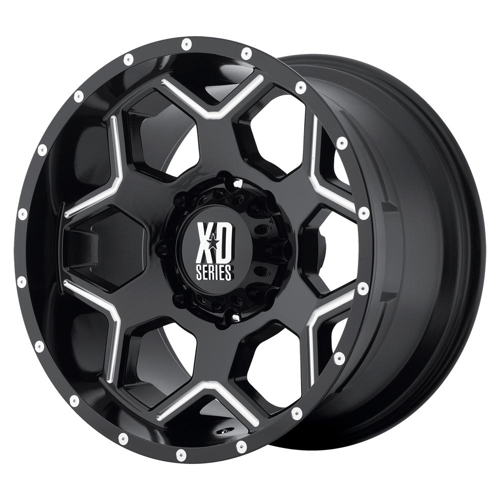 KMC XD Series KMC XD Series XD812 CRUX Black/Machined