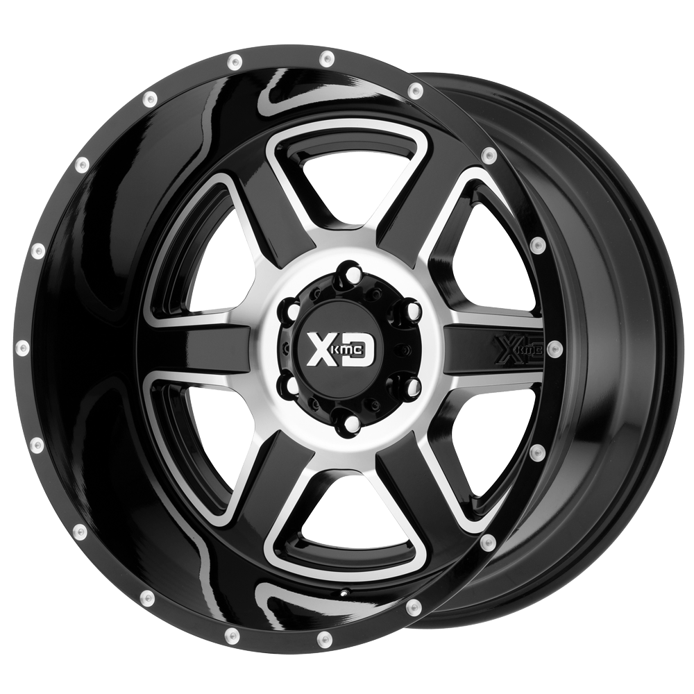 KMC XD Series KMC XD Series XD832 FUSION Black/Machined