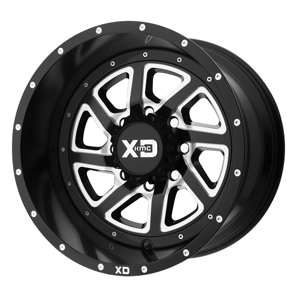 KMC XD Series KMC XD Series XD833 RECOIL Black/Machined