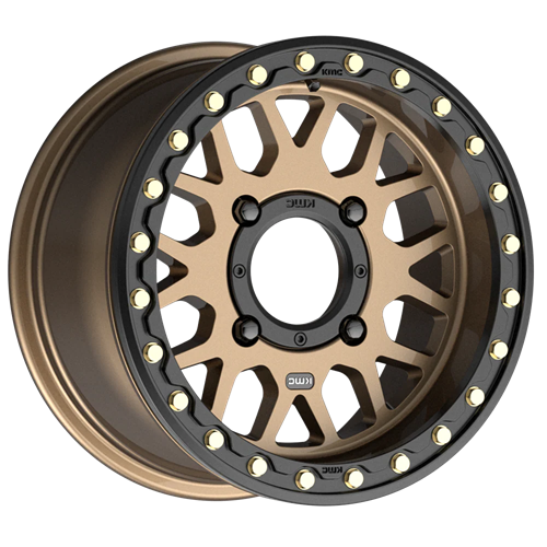 KMC Wheels KS235 GRENADE BEADLOCK Bronze 15x7 4-137 112.1 10